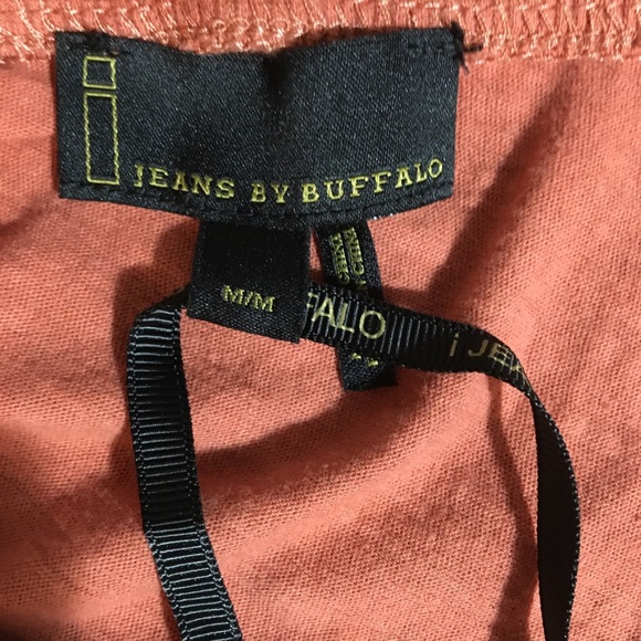 I Jeans by Buffalo Top M sleeveless rust fringe - Picture 7 of 8